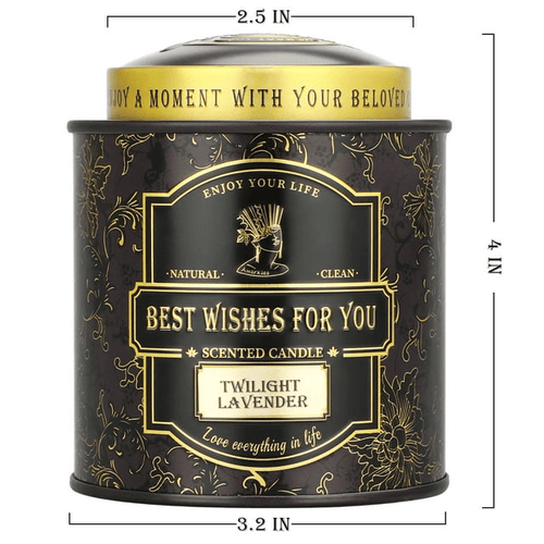 Scented Candle Gifts for Women, Stress Relief Aromatherapy Candles Jar Candles Soy Candle Gifts for Yoga, Bath, Spa, 10 Oz - Lavender EasyOptionXY LLC