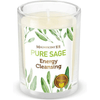 Magnificent 101 Long Lasting Pure Sage Scented Smudge Candles | 6 Oz - 30 Hour Burn | All Natural & Organic Soy Wax Candle with Essential Oils for House Energy Cleansing, Purification & Manifestation EasyOptionXY LLC