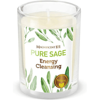 Magnificent 101 Long Lasting Pure Sage Scented Smudge Candles | 6 Oz - 30 Hour Burn | All Natural & Organic Soy Wax Candle with Essential Oils for House Energy Cleansing, Purification & Manifestation EasyOptionXY LLC