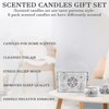 Scented Candles Gifts Set, Natural Soy Wax, Stress Relief Gifts Aromatherapy Candles Set, 6pcs EasyOptionXY LLC