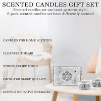 Scented Candles Gifts Set, Natural Soy Wax, Stress Relief Gifts Aromatherapy Candles Set, 6pcs EasyOptionXY LLC