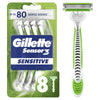 Gillette Sensor3 Sensitive Men's Disposable Razor; 8 Count EasyOptionXY LLC