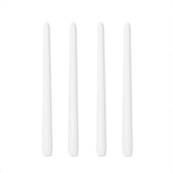 SSENERY 12" Unscented Taper Candles in 35 Colors (4-Pack) for Home Decor & Weddings - White EasyOptionXY LLC