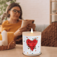 OSHINE 2 Pack Scented Candles Wedding Gifts Set Aromatherapy Candles Made of 100% Natural Soy Wax Glass Jar Log Cover Rubber Seal 5.3oz Working 40 Hours per Candle for Stress Relief EasyOptionXY LLC