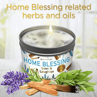 Magnificent 101 Long-Lasting Home Blessing - Love & Laughter Aromatherapy Smudge Candle | 6 Oz - 35-Hour Burn | Soy Wax, Sage, Bergamot & Sandalwood | Meditation & Manifestation EasyOptionXY LLC