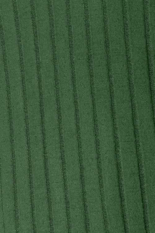 Basic Bae Full Size Ribbed Round Neck Slit Knit Top