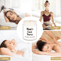 Candles for Home Scented, Made from Natural Soy Wax, Long Lasting Scent, Lavender Scented Candle 7.1 oz, Unique and Fun Birthday or Christmas Gifts (White) EasyOptionXY LLC