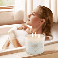 3 Wick Scented Candles Jar Candle Fruit Berries, 14.5oz EasyOptionXY LLC