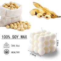 Bubble Candle - Cube Soy Wax Candles, Home Decor Candle, Scented Candle Set 2 Pieces, Home Use and Gifting EasyOptionXY LLC