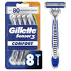Gillette Sensor3 Men's Disposable Razor; 8 Razors EasyOptionXY LLC
