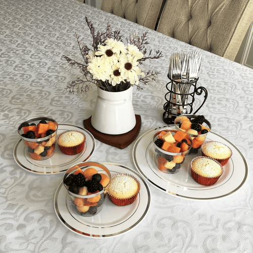 JL Prime 280 Piece Silver Plastic Forks Set, Re-Usable Recyclable Plastic Forks, Silver Plastic Forks, Great for Wedding, Anniversary, Rehearsal, Shower Events EasyOptionXY LLC