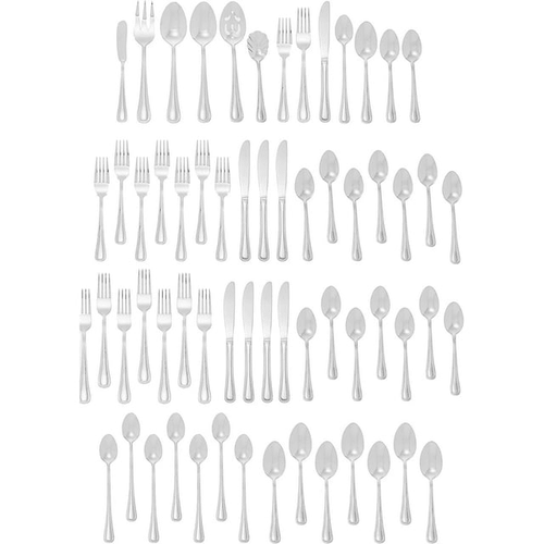 Oneida flatware 62-piece Set for 8 Flatware H081062A Tress Serving Set EasyOptionXY LLC