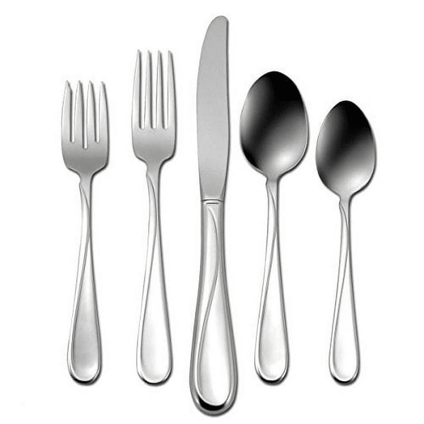 oneida flight 45-piece stainless-steel flatware set, service for 8 (2865045a) EasyOptionXY LLC