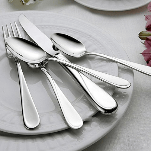 oneida flight 45-piece stainless-steel flatware set, service for 8 (2865045a) EasyOptionXY LLC