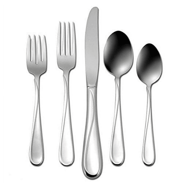Oneida Icarus 45 Piece Casual Flatware Set, 18/0 Stainless, Service for 8 EasyOptionXY LLC
