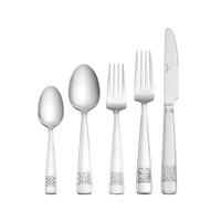 International Silver Carlisle 20-piece Stainless Steel Flatware Set EasyOptionXY LLC