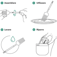 Portable & Reusable Stainless Steel Travel Cutlery Set And Reusable Chopsticks EasyOptionXY LLC