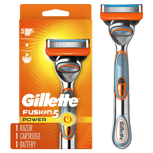 Gillette Fusion5 Power Men's Razor Handle; 1 Blade Refill EasyOptionXY LLC