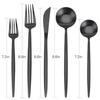 Matte Black Silverware Set, SHARECOOK 20-Piece Stainless Steel Satin Finish Flatware Set, Tableware Cutlery Set for Home and Restaurant EasyOptionXY LLC