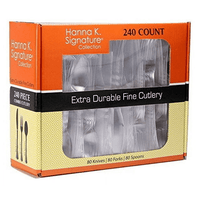 Hanna K Clear Combo Cutlery Box 240 Ct EasyOptionXY LLC