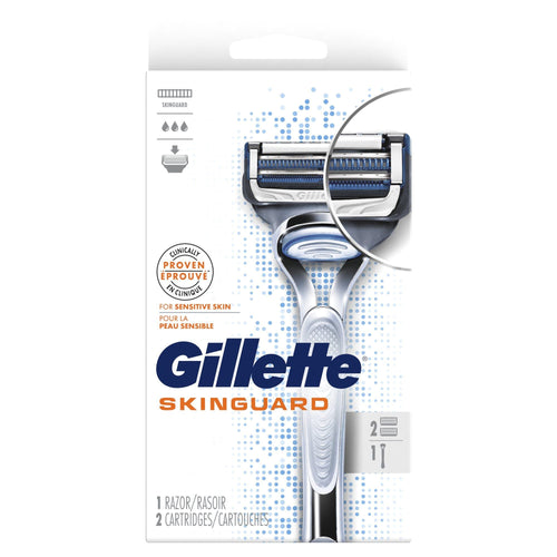 Gillette SkinGuard Men's Razor Handle and 2 Blade Refills EasyOptionXY LLC