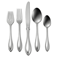 Oneida American Harmony 45 Piece Everyday Flatware, Service for 8, 18/0 Stainless Steel, Silverware Set, Dishwasher Safe, Silver EasyOptionXY LLC