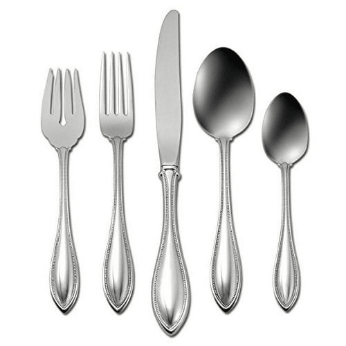 Oneida American Harmony 45 Piece Everyday Flatware, Service for 8, 18/0 Stainless Steel, Silverware Set, Dishwasher Safe, Silver EasyOptionXY LLC