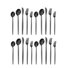 Holocky Black Silverware Set 20pcs Cutlery Set Stainless Steel Flatware EasyOptionXY LLC