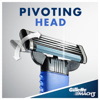 Gillette Mach3 Men's Disposable Razors; 3 Count EasyOptionXY LLC