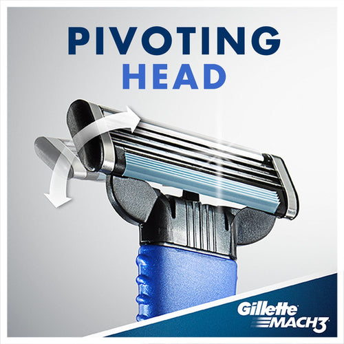 Gillette Mach3 Men's Disposable Razors; 3 Count EasyOptionXY LLC