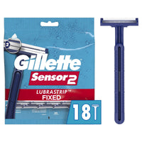 Gillette Sensor2 Fixed Head Men's Disposable Razors; 18 Count EasyOptionXY LLC