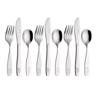 Exzact Children Flatware 9pcs Set - Silverware Stainless Steel EasyOptionXY LLC