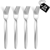 Mirdinner 24 Pcs Dinner Forks set, 7.79-Inch Stainless Steel Forks Silverware Set, Flatware/Salad Forks, Table Forks, Using for Home, Kitchen or Restaurant, Mirror Polished, Dishwasher Safe EasyOptionXY LLC