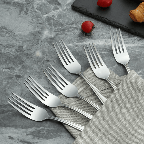Mirdinner 24 Pcs Dinner Forks set, 7.79-Inch Stainless Steel Forks Silverware Set, Flatware/Salad Forks, Table Forks, Using for Home, Kitchen or Restaurant, Mirror Polished, Dishwasher Safe EasyOptionXY LLC