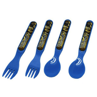 4pcs Transformers Flatware : Revenge of the Fallen Blue Kids Spoon and Fork Set EasyOptionXY LLC