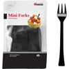 Jacent 48 Count Black Mini Appetizer Forks, 1-Pack EasyOptionXY LLC