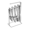 International Silver Piccadilly 24-Piece Flatware Set with Wire Caddy EasyOptionXY LLC