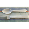 MAUI Plastic Cutlery Set - 100 Forks - 100 Spoons - Heavy Duty disposable forks and spoon. spoon good for soup and dinning, super heavy weight. good to use for parties and gathering. easy to open. EasyOptionXY LLC