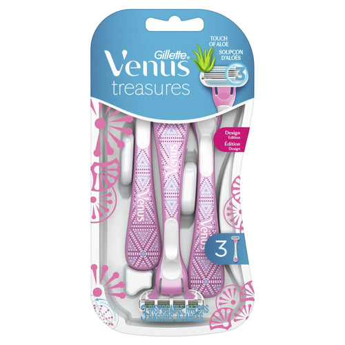 Gillette Venus Treasures Women's Disposable Razor; 3 Count EasyOptionXY LLC