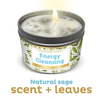 Magnificent 101 Manifestation Candle White Sage Leaf & Scent, Smudge Candle for House Energy Cleansing, Banishes Negative Energy EasyOptionXY LLC