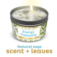 Magnificent 101 Manifestation Candle White Sage Leaf & Scent, Smudge Candle for House Energy Cleansing, Banishes Negative Energy EasyOptionXY LLC
