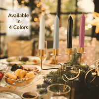 Straight Ivory Candlesticks, 6" Ivory Candles, 5 Hour Burning, for Wedding, and Home Decor, 8 Pack EasyOptionXY LLC