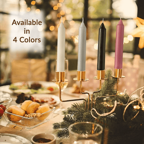 Straight Ivory Candlesticks, 6" Ivory Candles, 5 Hour Burning, for Wedding, and Home Decor, 8 Pack EasyOptionXY LLC