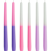 FCMSHAMD 10'' Lavender Scented Taper Candles - Dripless (6 Pack) EasyOptionXY LLC
