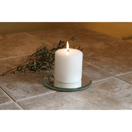 Hosley Set of 4, 4 inch High, White Unscented Pillar Candles EasyOptionXY LLC