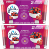 Glade Jar Candle 2 CT, Radiant Berries & Wild Raspberry, 6.8 OZ. Total, Air Freshener, Wax Infused with Essential Oils EasyOptionXY LLC