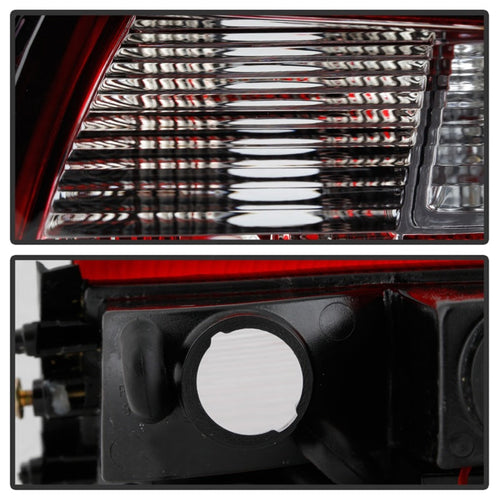 xTune Porsche 911 996 ( Non 4S. Turbo. GT3 ) 99-04 LED Tail Lights Red Clear ALT-ON-P99699-LED-RC OffRoadUSA.com