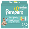 Pampers Baby-Dry Diapers Size 1, 252 Count EasyOptionXY LLC