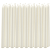 Stonebriar Unscented 10" Dripless Taper Candles with 7 Hour Burn, 30 Pack, White EasyOptionXY LLC