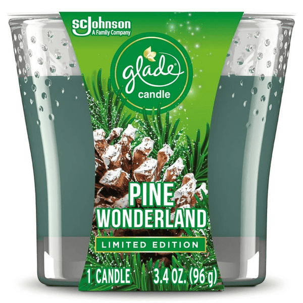 Glade Candle, Pine Wonderland, Small Candle, 1 CT, 3.4 oz EasyOptionXY LLC
